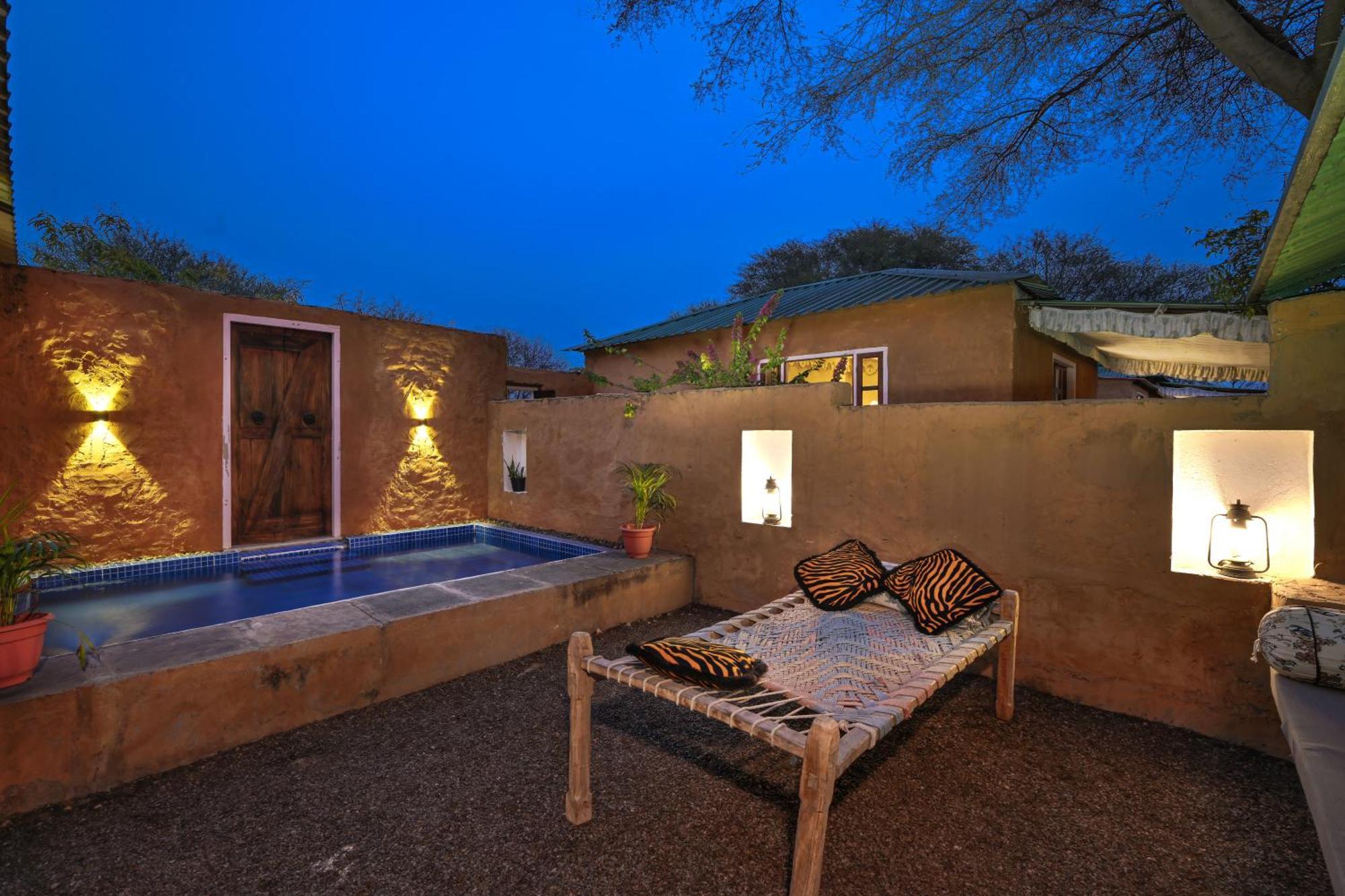 Bagh Serai - Rustic Cottage With Private Pool Sawai Madhopur Exterior foto