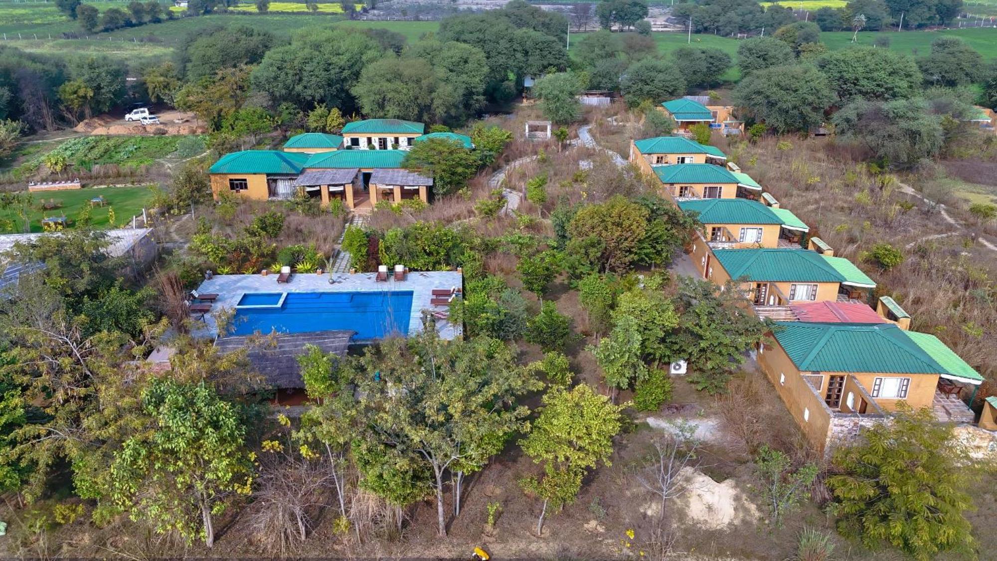 Bagh Serai - Rustic Cottage With Private Pool Sawai Madhopur Exterior foto