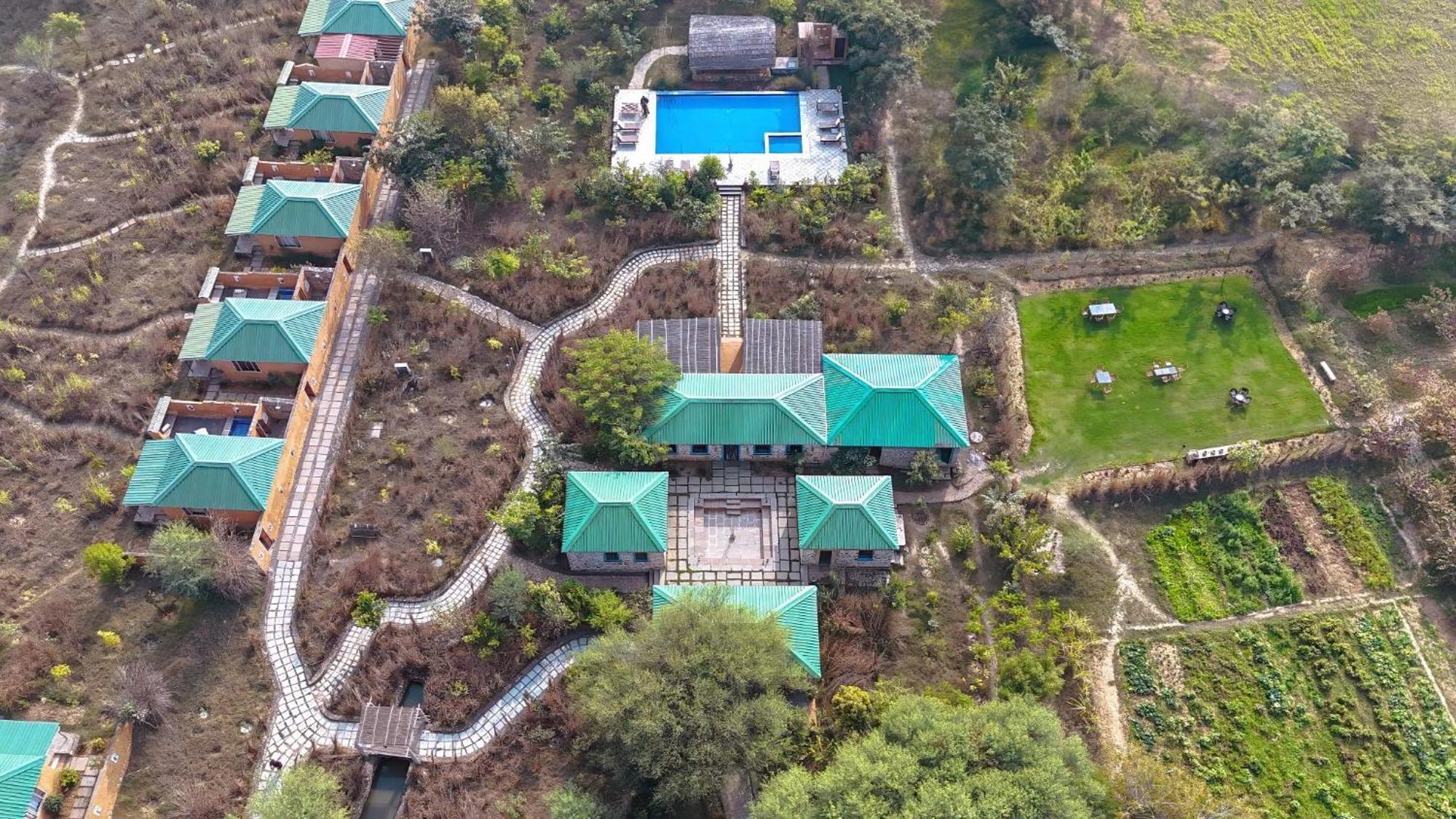 Bagh Serai - Rustic Cottage With Private Pool Sawai Madhopur Exterior foto