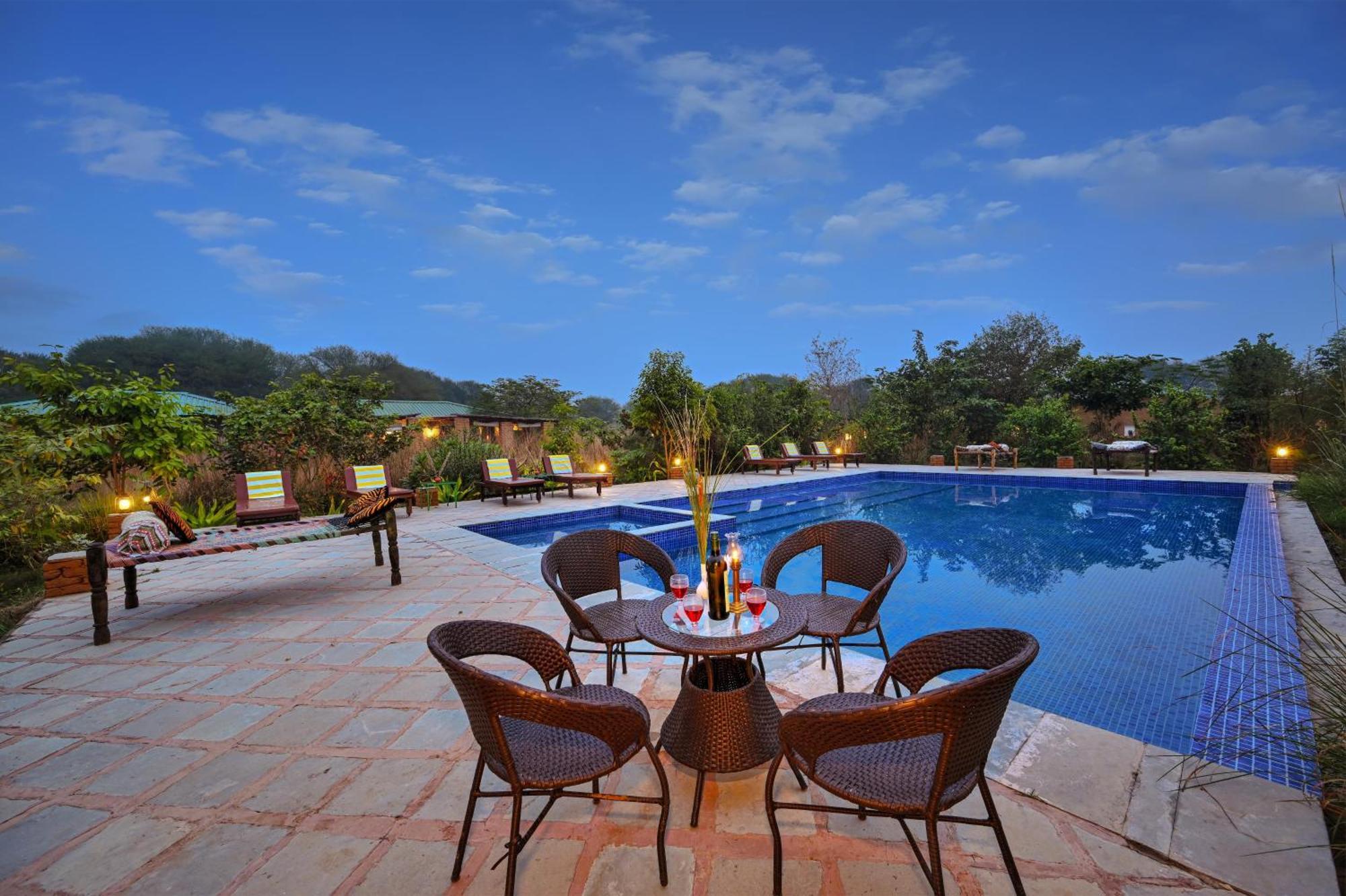 Bagh Serai - Rustic Cottage With Private Pool Sawai Madhopur Exterior foto